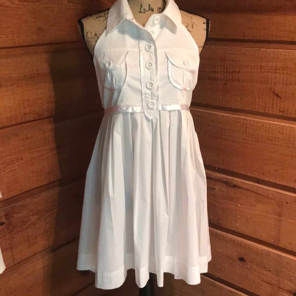 Esley white halter dress Size M